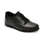 Pantofi casual GRYXX negri, MD655, din piele naturala