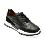 Pantofi casual OTTER negri, 1, din piele naturala
