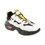 Pantofi sport GRYXX alb-negru, 20235, din material textil