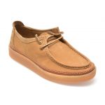 Mocasini CLARKS maro, CLARKWOOD MOC, din piele naturala