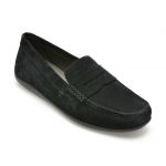 Mocasini GEOX bleumarin, U450WC, din piele intoarsa