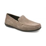 Mocasini GEOX gri, U450WB, din piele intoarsa