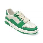 Pantofi casual BITE THE BULLET albi, 3288, din piele naturala