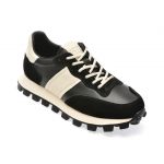 Pantofi casual BITE THE BULLET negri, 3192, din piele naturala