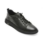 Pantofi casual BITE THE BULLET negri, 3629, din piele naturala