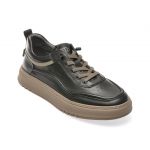 Pantofi casual BITE THE BULLET negri, 3635, din piele naturala