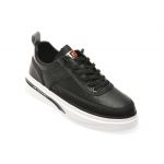 Pantofi casual BITE THE BULLET negri, K902, din piele ecologica