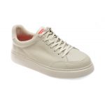 Pantofi casual CAMPER albi, K100841, din piele naturala