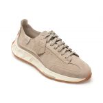 Pantofi casual CLARKS gri, CRAFT SPEED, din piele intoarsa