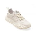 Pantofi casual EPICA albi, 3620, din piele naturala