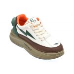 Pantofi casual FASHION maro, 6518, din piele ecologica