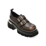 Pantofi casual FLAVIA PASSINI bronz, 7266, din piele naturala