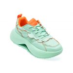 Pantofi casual GQWE albastri, 23810, din piele ecologica