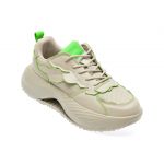 Pantofi casual GQWE gri, 23810, din piele ecologica