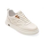 Pantofi casual GRYXX albi, 3171, din piele naturala