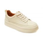 Pantofi casual GRYXX albi, 35911, din piele naturala