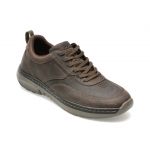 Pantofi CLARKS maro, CLARKS PRO LACE, din piele naturala