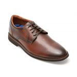 Pantofi CLARKS maro, MALWOOD LACE, din piele naturala
