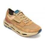Pantofi CLARKS maro, NXE LO, din piele intoarsa