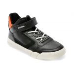 Pantofi GEOX negri, J36GWA, din piele ecologica