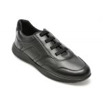 Pantofi GEOX negri, U45BXE, din piele naturala