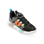 Pantofi sport DEERWAY negri, 2301, din material textil si piele ecologica