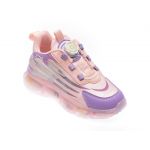 Pantofi sport DUO BAI QI roz, 808, din piele ecologica