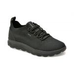 Pantofi sport GEOX negri, U15BYA, din material textil