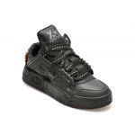 Pantofi sport GRYXX negri, S7201, din piele ecologica