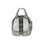 Rucsac GRYXX argintiu, 63981, din piele ecologica