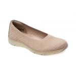 Balerini casual SKECHERS gri, BE-COOL, din material textil