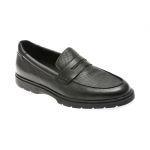 Mocasini casual ALDO negri, 13760694, din piele naturala