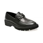 Mocasini casual ALDO negri, FAIRFORD0011, din piele naturala
