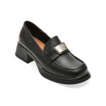 Mocasini casual FLAVIA PASSINI negri, 75052, din piele naturala