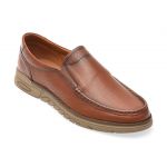 Mocasini casual GRYXX maro, 323248, din piele naturala
