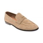 Mocasini eleganti ALDO bej, 13749091, din piele intoarsa