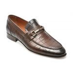 Mocasini eleganti ALDO maro, 13576942, din piele croco