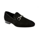 Mocasini eleganti ALDO negri, BOWTYE0011, din piele intoarsa