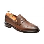 Mocasini eleganti LE COLONEL maro, 4221331, din piele naturala