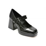 Pantofi ALDO negri, MANDA001, din piele ecologica