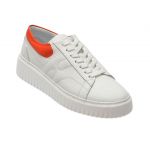 Pantofi casual GRYXX albi, M7245, din piele naturala