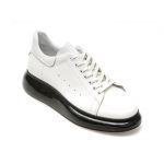 Pantofi casual GRYXX albi, MQ1, din piele naturala