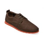 Pantofi casual GRYXX maro, M6461, din nabuc