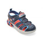 Pantofi casual SKECHERS bleumarin, 402213L, din piele ecologica