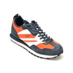 Pantofi PEPE JEANS bleumarin, FOSTER HEAT,  din piele naturala