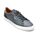 Pantofi PEPE JEANS bleumarin, KENTON COURT,  din piele naturala