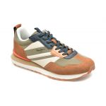 Pantofi PEPE JEANS maro, FOSTER HEAT,  din material textil