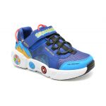 Pantofi SKECHERS bleumarin, GAMETRONIX, din piele ecologica
