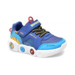 Pantofi SKECHERS bleumarin, GAMETRONIX, din piele ecologica