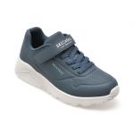 Pantofi SKECHERS bleumarin, UNO LITE, din piele ecologica